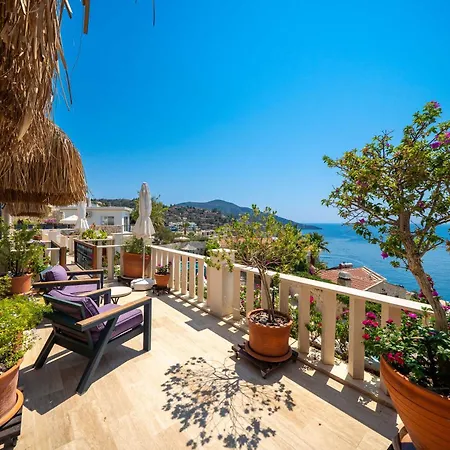 Scenic Hillside With Pool Terrace Kalkan
